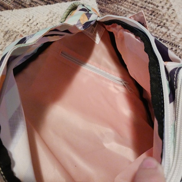 Gently Used KAVU Rope Backpack Padded Backing Sling Coastal Multi-Colored - Picture 6 of 8